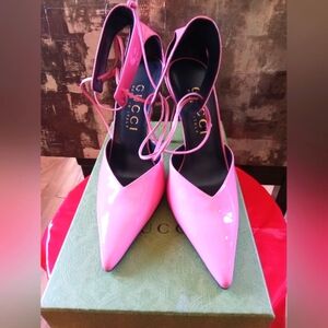 PINK GUCCI 👠 HIGH HEELS SZ 41